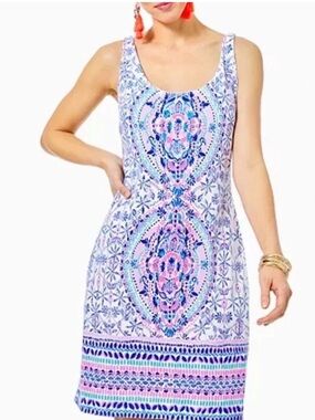NWT Lilly Pulitzer Romi Resort White Time to Shine Engineered Knot Dress medium